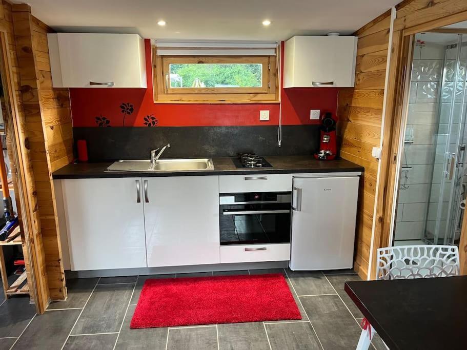 Chalet 2 Personnes Avec Jacuzzi Et Piscine Saisonniere Partagee Corcieux 외부 사진